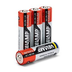 Alkaline stylusbatterij, LR6 AA, 1,5 V - blisterverpakking met 4 batterijen
