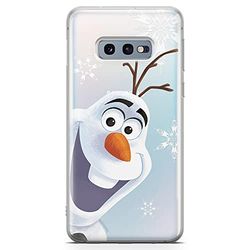 Ert Group Funda para teléfono móvil Samsung S10e Original y con Licencia Oficial de Disney con diseño Olaf 002 Perfectamente Adaptada a la Forma del teléfono móvil, parcialmente Transparente