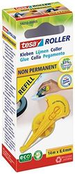 tesa Reciclado y Eco friendly No Permanente 8.4mm x 14m pegamento Rollser Refill, 5 paquetes
