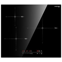 GASLAND Chef IH603BF-DE Table de cuisson à induction encastrable 60 cm 3 zones de cuisson, Table de cuisson autarcique 3 plaques avec Slider Touch, PowerBoost, fonctions maintien au chaud, 6600W