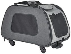 Trixie Trolley Nero/Grigio trasportino per Cani