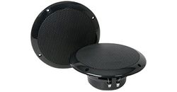 Resistente all' acqua, 12,7 cm, colore: Bianco 8 ohms Nero