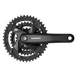 SHIMANO Conjunto de bielas M371 ACERA 3 x 9S dentes x 170 mm, unissexo-adulto, preto, 44/32/22 denti