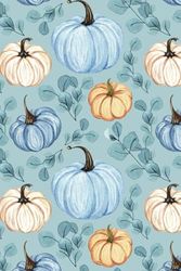Fall Pumpkins: 6 x 9 Notebook College Ruled