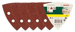 Bosch 2607019487 - Pacote de 25 lixas para lixadeiras Delta (93 mm, grão 40)