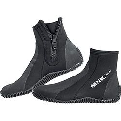 Seac Regular, 5 mm Neopreen korte Duiklaarzen met Halfharde Zool en Hiel en Enkelbescherming
