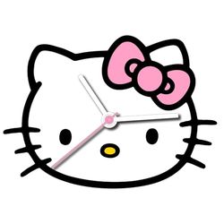 Kids Licensing Analoog automatisch horloge voor meisjes met houten armband HK3078, Hello Kitty