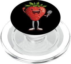 The Mic Drop Master en forma de bayas para adultos y niños PopSockets PopGrip para MagSafe