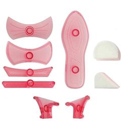 JEM - Tagliapasta per Cake Design - Scarpette Donna Miniatura, Confezione da 9