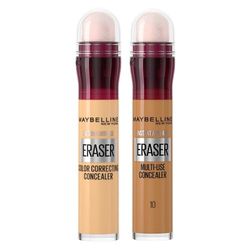 Maybelline New York Instant Eraser, Colour Correcting Concealer Duo, Counteracts Redness, for a Natural Soft-Focus Finish, Dermatologist Tested & Suitable for Sensitive Skin, (Caramel + Yellow)