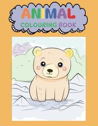 Animal Colouring Book: 25 Fun Animal Pictures to Colour