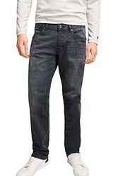 edc by ESPRIT Heren Straight Leg Jeans 5-Pocket, zwart (Black Medium Wash 912), 31W x 32L