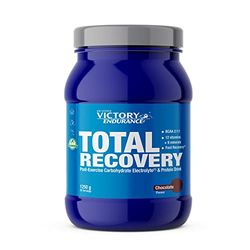 Victory Endurance Total Recovery (1250g) Sabor Chocolate, Preparado Bebida Post-Entreno de Carbohidratos Electrolitos y Proteínas, Con BCAA 2:1:1, 12 Vitaminas y 9 Minerales, Recuperación Rápida