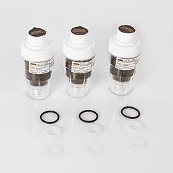 Mauk 1848 - Filtro Adicional para la Ducha Solar Filtro de carbón Activo Adicional, Blanco