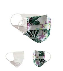 Community Masks 2-pack set unisex makeshift mask reversible mouth protection mask mouth and nose protection reversible mask with print cotton BCI washable