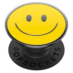 PopSockets PopGrip - Soporte y Agarre para Teléfonos Móviles y Tablets con un PopTop Intercambiable - Enamel Be Happy