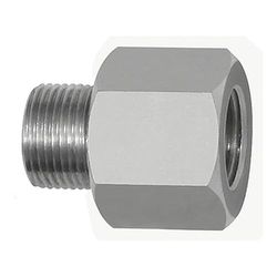 RIEGLER 133177-29.14 adapter gwintowany aluminium, AG 1/2-27 UNS, IG G 1/4, SW 17, 1 szt