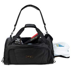 Gold BJJ Jiu Jitsu plunjezak - waterdichte zak voor zweterige Gi, Rashguard of schoenen - de perfecte plunjezak voor vechtsportuitrusting, boksen, MMA en meer (zwart)