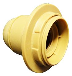 Electraline 70131 fitting E27 schroefdraad + ring 10 x 1 goud