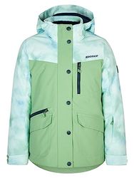 Ziener Anoki Sci, Giacca Invernale | Impermeabile, Antivento, Calda, Verde Pastello, 128 Bambine e Ragazze