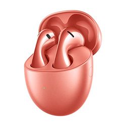 HUAWEI FreeBuds 5 Auriculares inalámbricos Bluetooth 5.2, iOS & Android, con Certificado de Alta resolución, diseño Open-fit, Doble conexión, 30 Horas de duración de la batería, IP54, Naranja