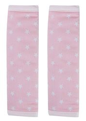 Cubre arneses reversibles de silla de paseo o coche, grupo 0/maxicosi (Estrellas rosa)