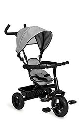 QKids Mila kinderwagen | modulaire opbouw | veiligheidsleuningen | contour stuur | veiligheidsgordels | gewicht 8 kg | grijs