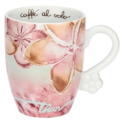 THUN - Bloomia Mug - Porcelain - Spring Garden Collection - 300 ml - Diameter 8.5 cm