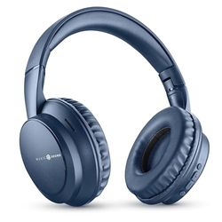Music Sound Boost, Auricular Inalámbrico Around-Ear Plegable con Micrófono Integrado, 3 Modos EQ, Autonomía de hasta 8 Horas, Diseño Ergonómico para Música y Llamadas, Compatible con Smartphones