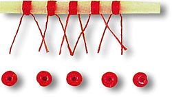 Zebco Mixte - Adulte Perle/Stopper Détecteur de Bisss Rouge Assorti