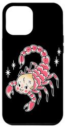 Carcasa para iPhone 14 Plus Kewpie Baby Escorpio Zodiac Escorpión Tatuaje Tradicional Flash