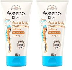 Aveeno Baby Kids Face & Body Moisturising Lotion (Pack of 2)