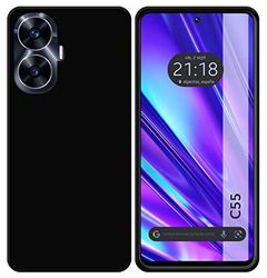 Tumundosmartphone Cover Silicone TPU Gel Nera per Realme C55