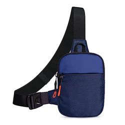 MJNUONE Mini bolsa bandolera impermeable pequeña bolsa cruzada multiusos ligera para hombres y mujeres, Azul