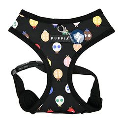 Lady Beetle Over-The-Head Dog HARENESS Cintura toracica regolabile - Nero - XL