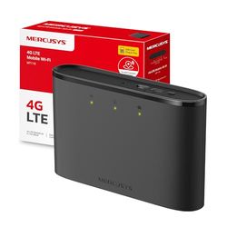 Mercusys MT110 mobiele wifi-router, draagbare wifi voor reizen zonder contract, 4G LTE 150 Mbps, verbinding met maximaal 10 apparaten, tot 10 uur gebruik