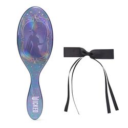 Brosse démêlante Wet Brush Original Elphaba (Wicked) Kit - Poils IntelliFlex ultra-doux - Brosse démêlante qui glisse à travers les nœuds pour tous types de cheveux (humides, secs et abîmés) - 1