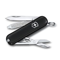 Victorinox, Classic SD, Coltellino Svizzero, Originale, Multiuso, Campeggio, 7 Funzioni, Lama, piccola, Lima per unghie