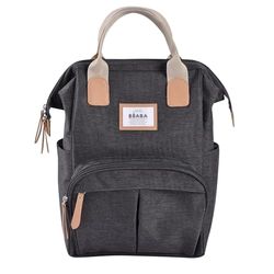 BÉABA, Verzorgingsrugzak voor baby's, grote opbergruimte, meerdere geïsoleerde vakken, luiermat inbegrepen, grote opening, multifunctionele reistas, Wellington-tas, donkergrijs