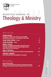 McMaster Journal of Theology and Ministry: Volume 23, 2021-2022 (23)