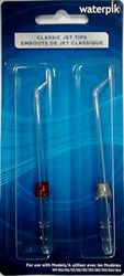 Waterpik Classic JT-100E nasadka zapasowa do irygatora jamy ustnej Waterpik, do czyszczenia zębów i dziąseł, 2 sztuki
