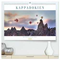 Kappadokien - Das Märchenland der Türkei (hochwertiger Premium Wandkalender 2026 DIN A2 quer), Kunstdruck in Hochglanz: Kappadokien in Anatolien - eine surreale Märchenwelt von Vulkanen erschaffen.