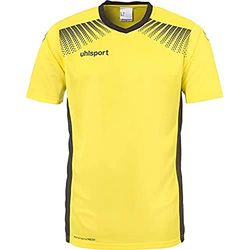uhlsport Goal Trikot Ka, Maglietta Uomo, Giallo limone/nero, XXL