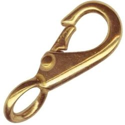 MOSQUETON BRONCE FIJO 73MM.
