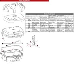 GIVI ZTRK52FNM - Vasca Baule per TRK52, Colore: Nero 40