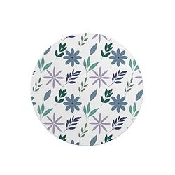 Questo Casa, Round Digital Printed Mouse Pad, Non-Slip Base, for Office and Home, Diameter:22cm