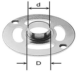 Festool 486030 KR-D17/OF 900 Copying Ring - Metallic