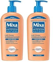 Mixa Intensif Peaux Sèches Lait Corps Anti Dessèchement, 300ml (Lot de 2)