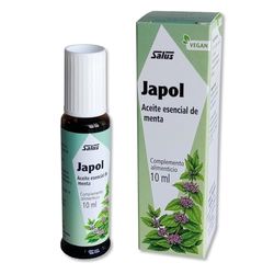 Salus - Japol óleo de menta japonês - complemento alimentar - 10 ml - ajuda às vias respiratórias e combate a dor muscular - feito 100% com óleo essencial de menta japonês