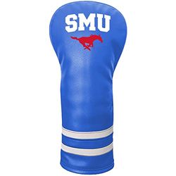 Team Golf NCAA Southern Methodist - Coprimazza vintage Fairway (colore), stampato Team Golf NCAA vintage Fairway (stampato), adatto a tutti i Fairway, Hybrid e Utility Club